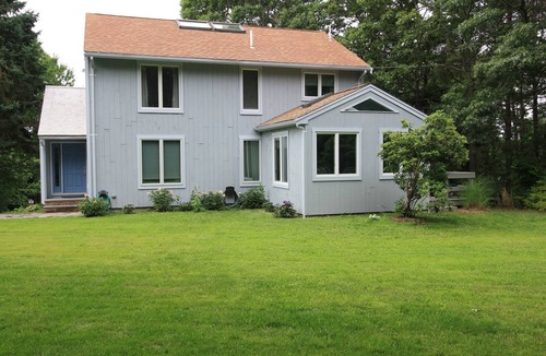 Sandwich House | 13 Great Hill- Lakefront Haven: Private Beach, Dock, Firepit, Pet-Friendly