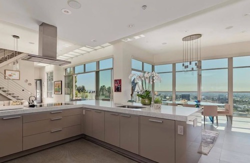 Hollywood Hills West Villa | 3 Bd Modern Sunset Strip View Home w/pool & spa