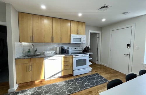 The Port Apartment | 3 Bedroom Apt in Central Cambridge, walk to Harvard/MIT, in-unit laundry & A/C