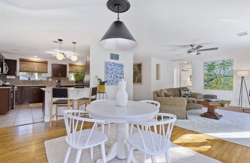 Gulf Hills House | 3BR/2BA w/water views-game room-dock. Near Downtown Ocean Springs! Twin Palms