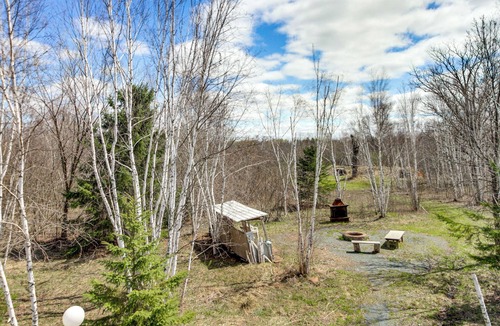 Brook Park Cabin | 40-Acre Brook Park Retreat Near Lakes & Fishing!