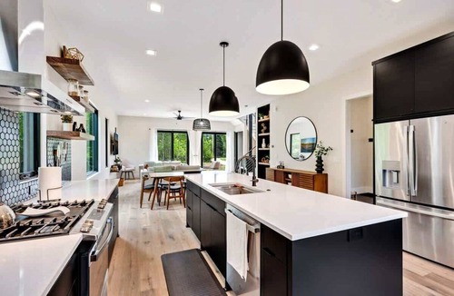 Egg Harbor House | 6BR Designer Retreat · Walk to Downtown Egg Harbor