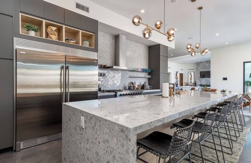 Racquet Club West House | 7,000 Sq Ft Luxury Oasis - Spa Lounge & Airstream