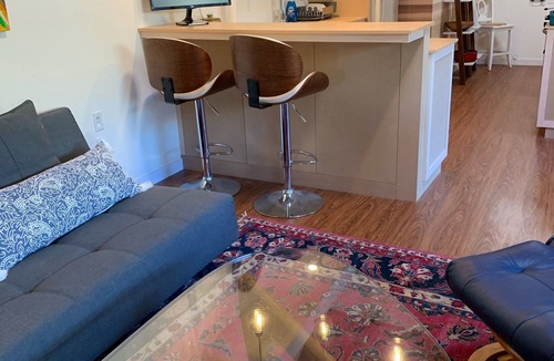 San Luis Obispo Apartment | A quiet place with a private deck overlooking the mountain and SLO garden creek.
