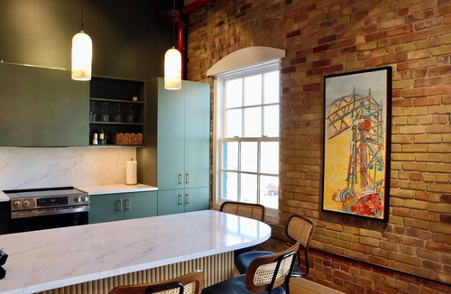 Canal Park Condo | Aerial East | The Brix | Luxe Loft in Canal Park