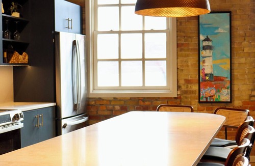 Canal Park Condo | Aerial Loft West | The Brix | Luxe Loft in Canal Park