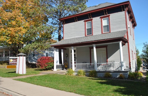 Bayfield Apartment | At Ships Quarters "Northland" in downtown Bayfield, WI. Walk to everything!n