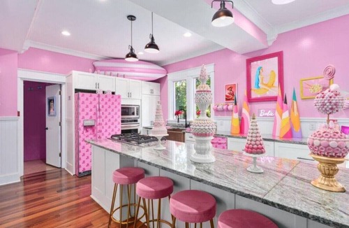 Hudson House | Barbiecore Castle Vibe’n in DT Hudson