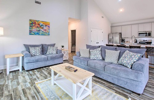 Shoreline Park House | Bay St Louis Home w/ Private Pool + Boat Dock