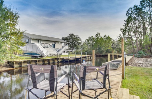 Shoreline Park Cottage | Bay St Louis Home w/Private Dock + Kayaks!