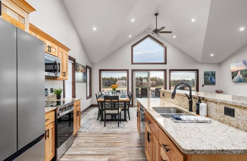 New Lisbon House | Beach Lake Oasis | Private Beach Kayaks Firepit Game Room