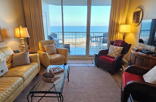 Fort Morgan Condo | Beachfront!-Enjoy the golden sun, turquoise surf & powder white sand in luxury