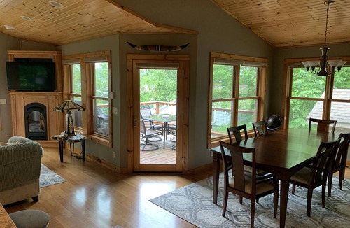 Turtle Lake House | Beautiful Lake Front Wisconsin Cabin!