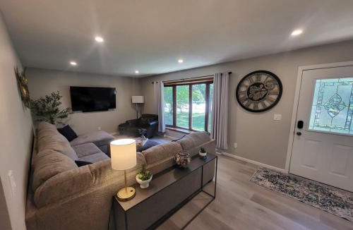 Big Lake House | Big Lake Getaway - Arcade, Gym, Large Fenced Yard