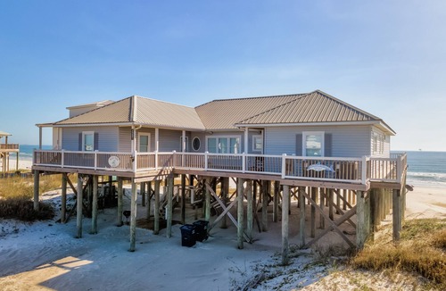 Dauphin Island House | Blue Tide | Gulf Front | Nightly August stays