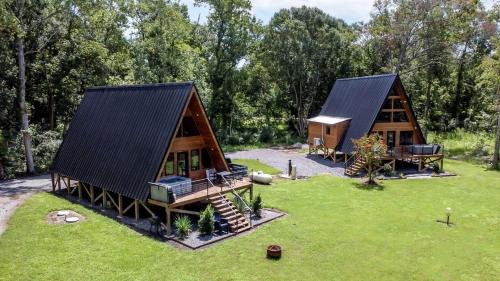 New Iberia Ski Chalet | Breathtaking Luxurious A-Frames with Hot-Tub in Louisiana