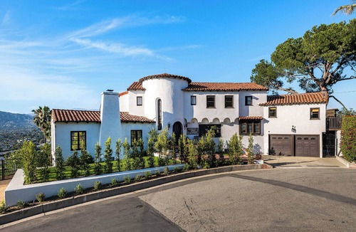 Eagle Rock House | Cazador Castle: Spanish Revival Estate with Panoramic Views and Private Grounds