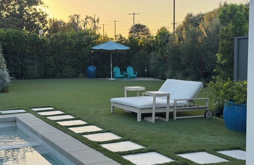 Westchester House | Charming bungalow with pool, hot tub, fire pit & AC minutes from beach and LAX.