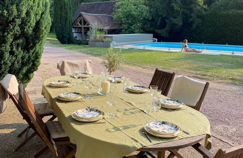 Lachapelle-aux-Pots House | Charming estate for up to 20 people, 1 hour from Paris, Quiet, heated pool