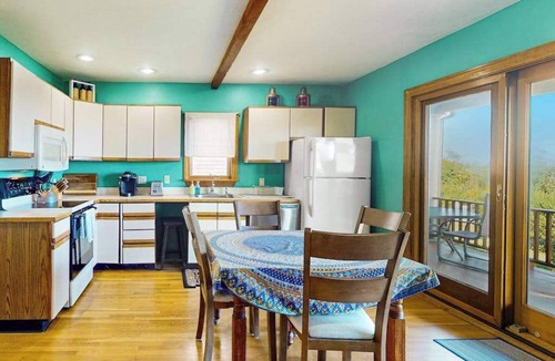 Plymouth House | Charming & historical waterfront retreat with patio, W/D, & amazing balcony view