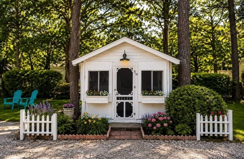 Bass River Cabin | Charming One Bedroom Cabin on Cape Cod Campground!