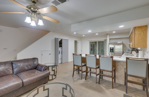 Country Rose House | Convenient Bakersfield Townhome with Patio!