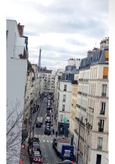 Epinettes Apartment | Cosy Paris 2P Vue Tour Eiffel