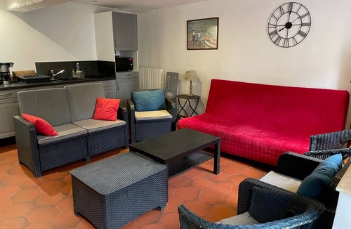 Rosay Cottage | Cottage 'La Grande Maison' with Private Terrace, Private Garden and Wi-Fi