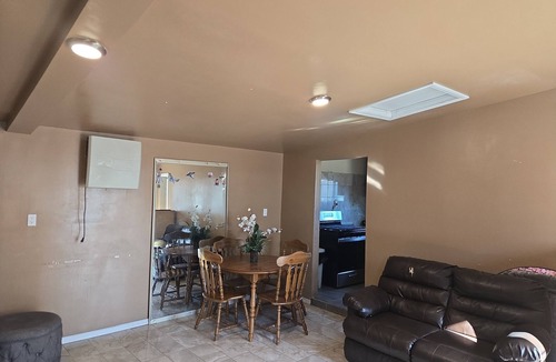 Lancaster Ski Chalet | Cozy 1-bedroom chalet in beautiful Palmdale with Evaporative (swamp) cooler.