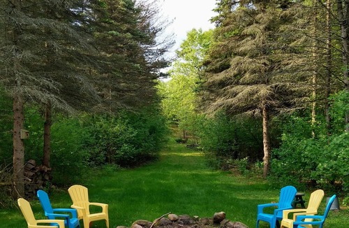 Wautoma House | Cozy A-Frame in a Private Woods; Hiking, Campfires and Family