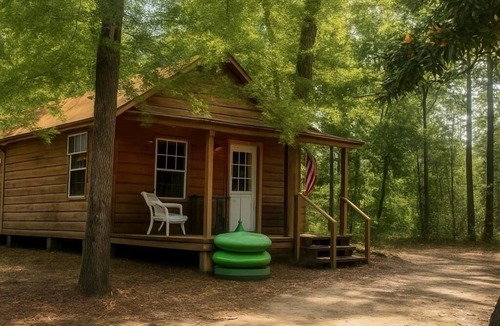 Perkinston Cabin | Cozy Cabin on the Creek with 2 beautiful private sandbars