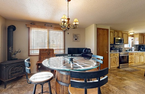 Nekoosa House | Cozy Home w/Mini bar, Pool Table, Gas grill, Fire pit, WIFI, & Lake Views