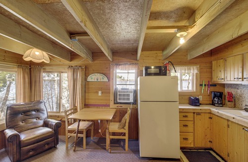 Puposky Cabin | Cozy Lakefront Cabin at Birch Haven Resort!