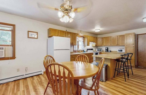 Friendship House | Cozy wooded duplex w/WiFi, full kitchen, shared W/D & near lakes & trails