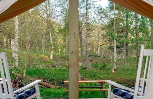 St Croix Falls RV Rental | Creekside Family Tent Great to Create New Memories in Saint Croix Falls, Wisconsin