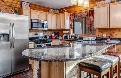 New Lisbon Cabin | Delightful Lofted Cabin W/ Free WiFi, Three Ponds, & Firepit - Dogs Welcome