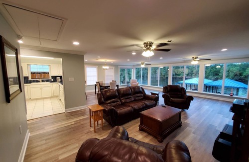 Kiln House | Directly On The Jourdan River with optional pontoon boat rental with boatlift