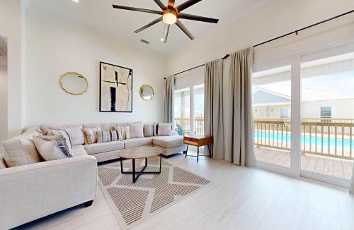 Dauphin Island House | Dog friendly home with private heated pool and grill