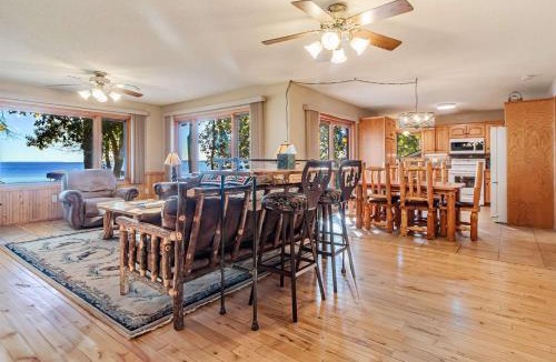 Walker House | Dog Friendly Leech Lake Home w Perfect Beach Garage Boat Lift