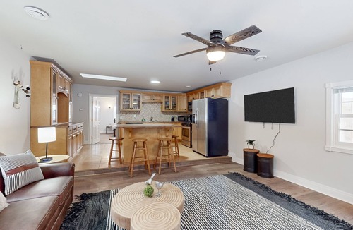 Manitowish Waters House | Dog-friendly, tree-lined home on the snowmobile trail with streaming, W/D, & AC