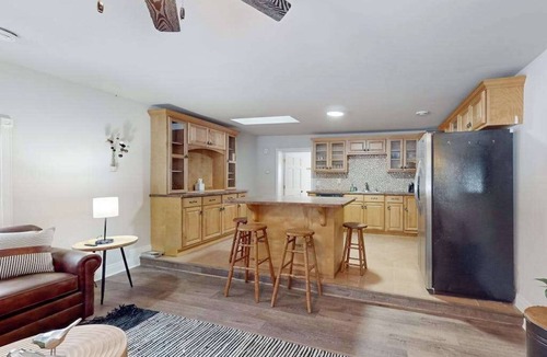 Manitowish Waters House | Dog-friendly, tree-lined home on the snowmobile trail with streaming, W/D, & AC