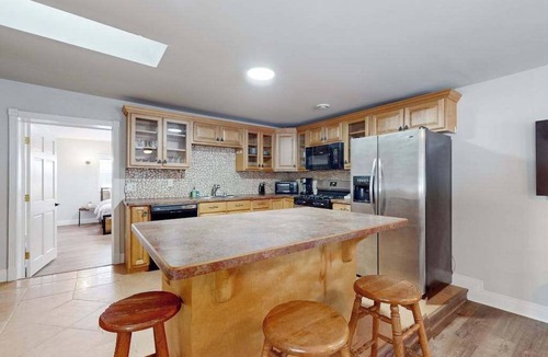 Manitowish Waters House | Dog-friendly, tree-lined home on the snowmobile trail with streaming, W/D, & AC