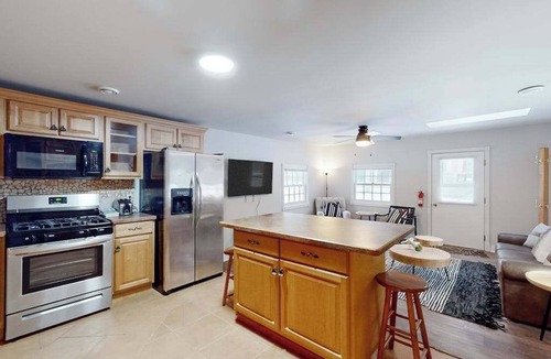 Manitowish Waters House | Dog-friendly, tree-lined home on the snowmobile trail with streaming, W/D, & AC