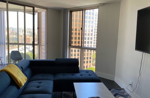 Beverly Hills Apartment | DOWNTOWN LA!! 2bedroom Modern unit in Tower. 420 friendly. Beautiful views ☀️