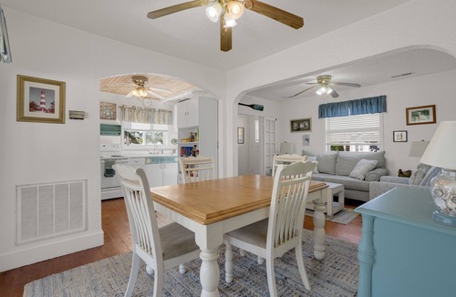 Chincoteague Cottage | Egret's Walk | Peaceful Marsh & Creek View Cottage North of Town w/Wildlife Views & Pet Friendly