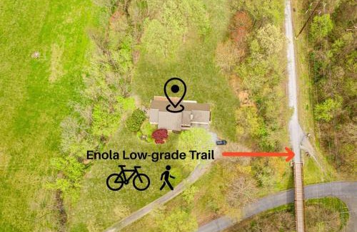 Refton House | Enola Trail Getaway bikes rural