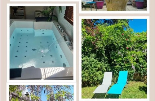 Saint-Prix House | Evasion Romantique love room jacuzzi jardin privé près de Paris