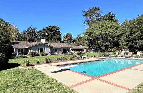 Hope Ranch House | Exclusive Hope Ranch With Private Ocean Beach Access With Pool
