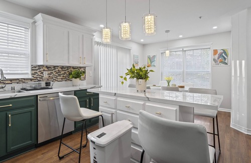 Owings Mills House | Experience Elevated Comfort: Luxe Breeze Townhouse.