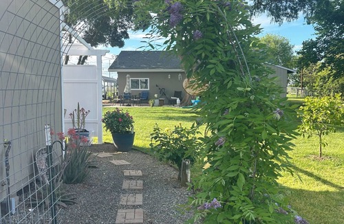 Elverta Apartment | Fabulous studio in Elverta. Farm fresh eggs, & fresh vegetables from the garden.